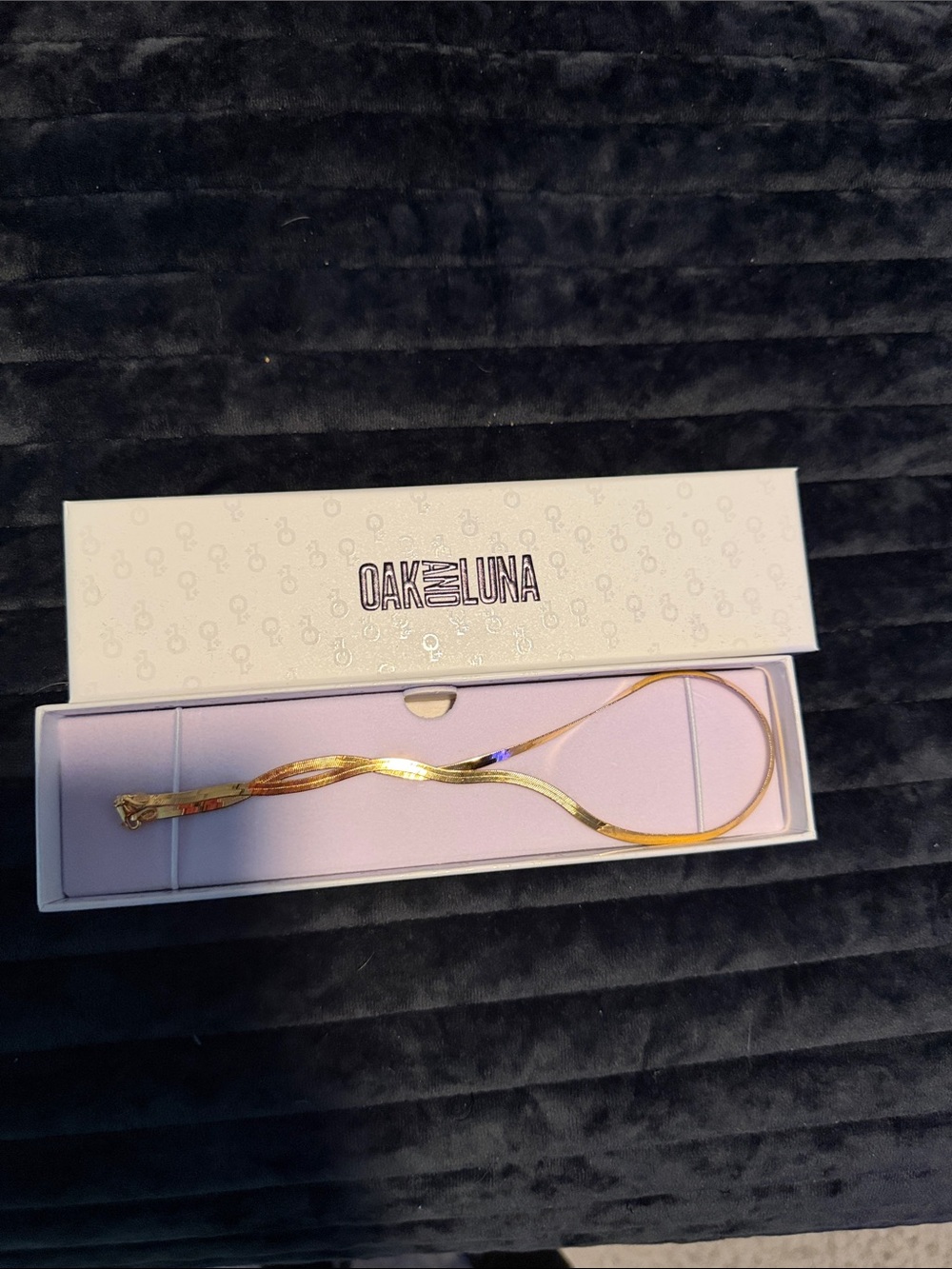 Oak & Luna Women's Gold Tone Chain Necklace
